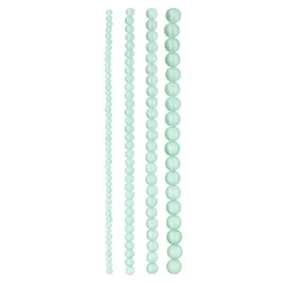 Matte Glass Round Beads by Bead Landing&trade; Green {4}