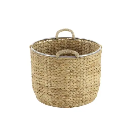 Tan Seagrass Natural Storage Basket Set {4}