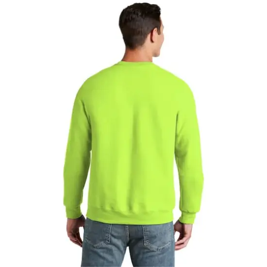 JERZEES&reg; Super Sweats&reg; NuBlend&reg; Crewneck Sweatshirt Safety Green {6}