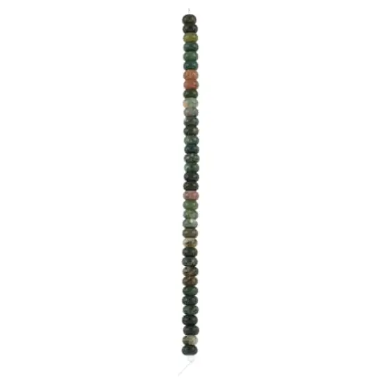 Green Agate Rondelle Beads, 8mm by Bead Landing&trade; {4}