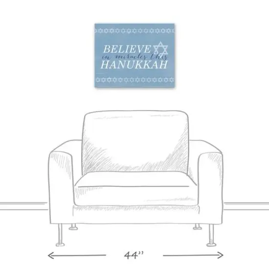Believe Miracles 20x16 Canvas Wall Art {6}