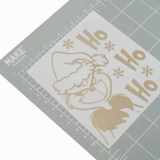 Satin Metallic Permanent Vinyl by Make Market&reg; Gold {6}