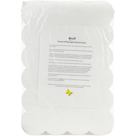 Bosal Craf-Tex Double-Sided Fusible Placemat Craft Pack, 12.5" x 18.25" {3}