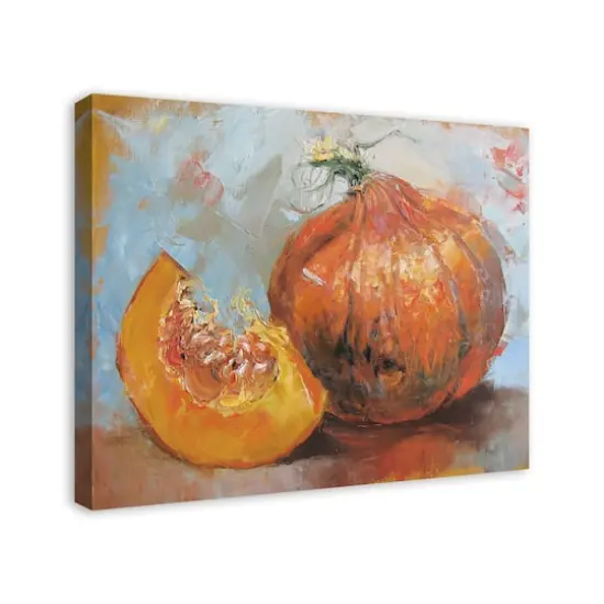 Pumpkin Still Life Canvas Wall Art {5}