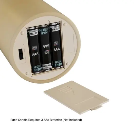 Hastings Home LED Flameless Candles & Remote Set {6}