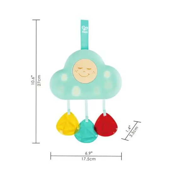 Hape Musical Cloud Light Baby Crib Mobile Toy {5}