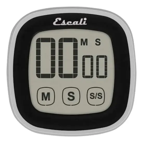 Escali Black Touch Screen Digital Timer {1}