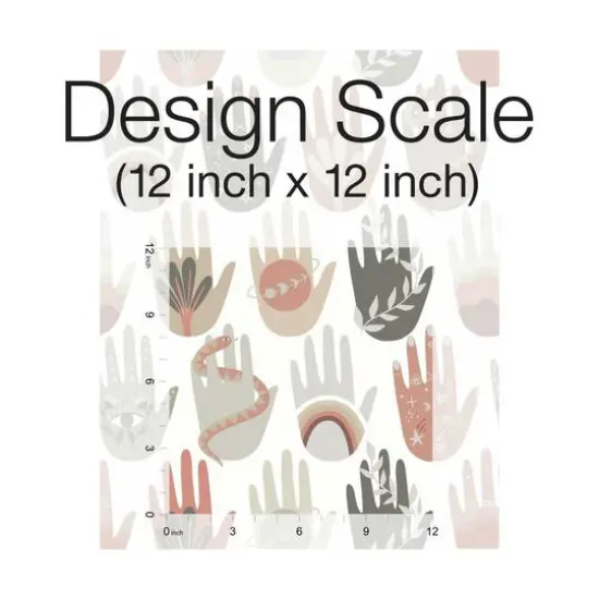 RoomMates Hamsa Peel & Stick Wallpaper Gray/White {7}