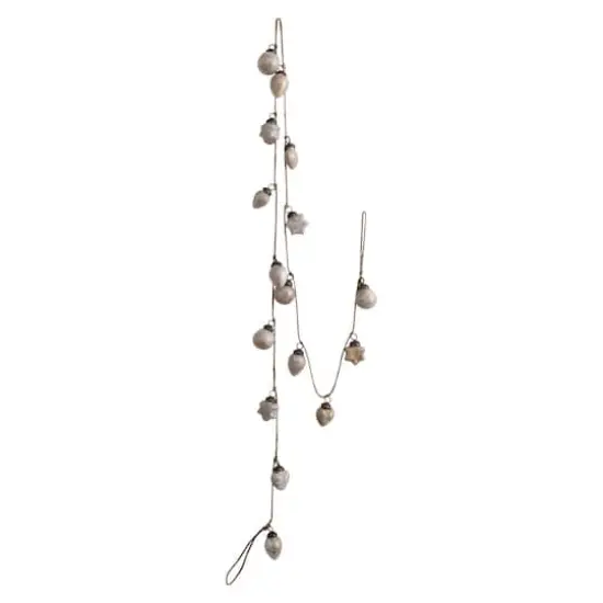 Hello Honey&reg; 6ft. Pink & Gold Marbled Mercury Glass Ornament Garland {6}