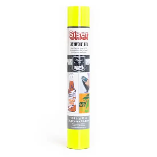 Siser&reg; EasyWeed&reg; Heat Transfer Vinyl, 36" Fluorescent Yellow {1}