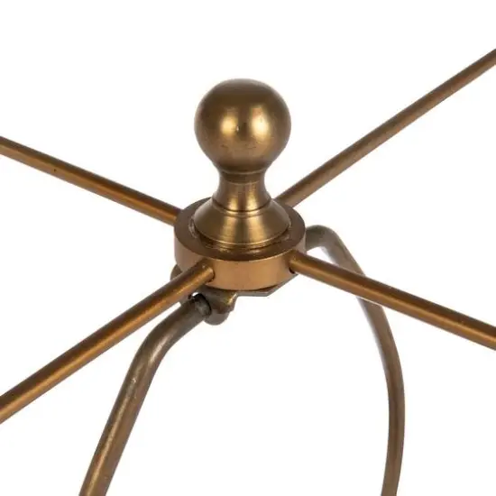 Hello Honey&reg; 2ft. Textured Glass Base Table Lamp with White Cotton Drum Shade {6}