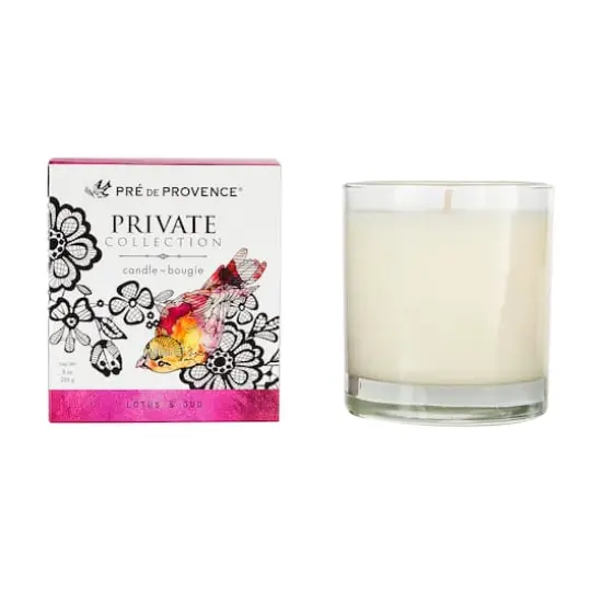 European Soaps Private Collection Jar Candle Lotus and Oud {1}