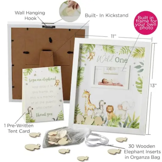 Kate Aspen Safari Baby Shower Guest Book Alternative  {8}