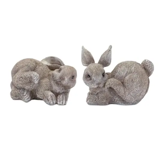Lounging Bunny Figurine Set {1}