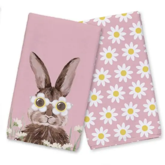 Daisy Sunny Bunny Tea Towel Set {1}