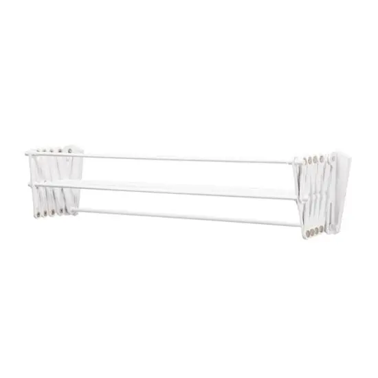 Woolite 24" Wide Collapsible Wall-Mount Drying Rack {7}