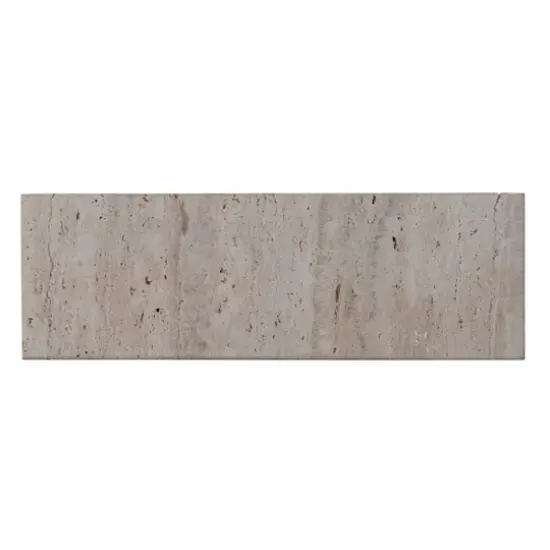 Hello Honey® Beige Scandinavian Travertine Footed Charcuterie Board {4}