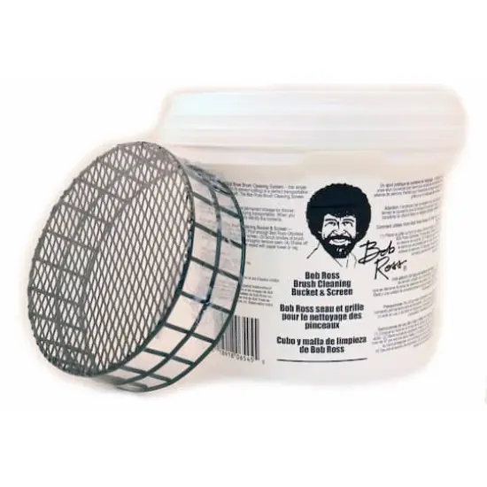 Bob Ross&reg; Brush Cleaning Bucket & Screen {3}