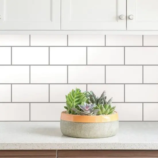 InHome Subway Tile Peel & Stick Backsplash Tiles {8}
