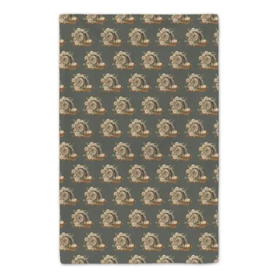 Moody Boho Floral Snail 16" x 25" Towel Set {6}
