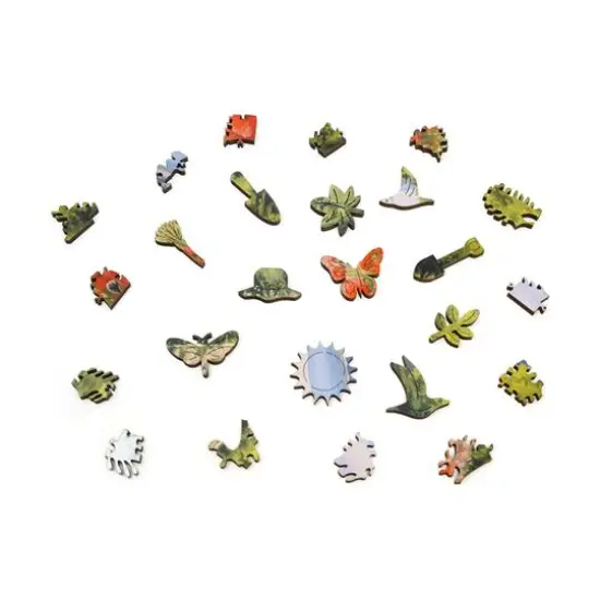 Wooden Jigsaw Puzzle - Poppy Field in Full Sun: 221 Pcs {6}