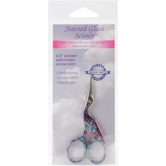Tool Tron 3.5" Stained Glass Stork Scissors {3}