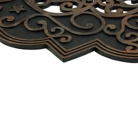 Red Reindeer Merry Christmas Doormat {12}