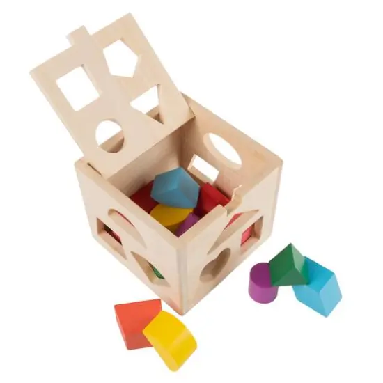 Toy Time Classic Toddler Wooden Shape Sorter {4}