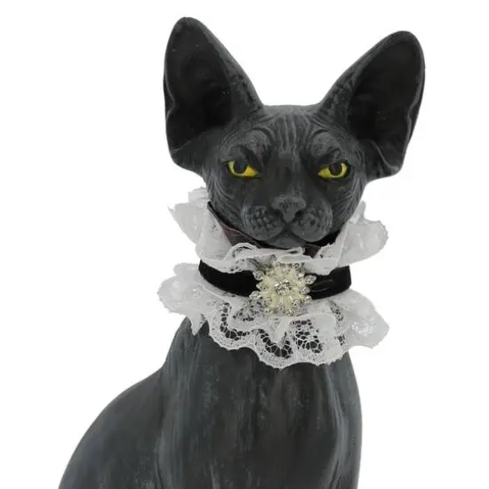 7.5" Black Sphynx Cat Tabletop Accent by Ashland&reg; {3}