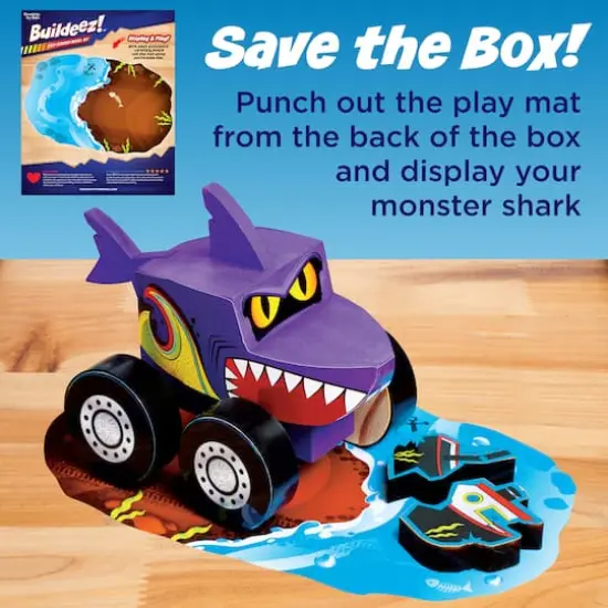 Creativity for Kids&reg; Buildeez!&trade; Chomper Monster Shark Easy Wooden Model Kit {7}