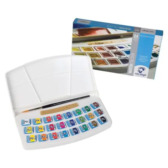 Van Gogh 24 Color General Selection Watercolor Pan Set {3}