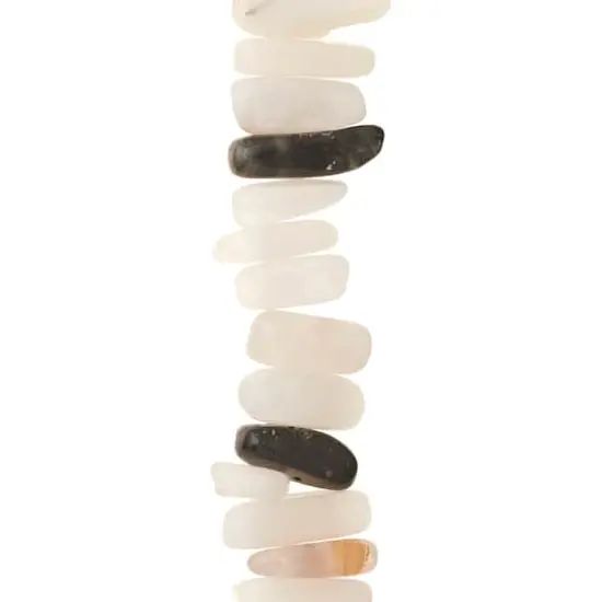 Black & White Rutilated Quartz Chip Beads by Bead Landing&trade; {1}