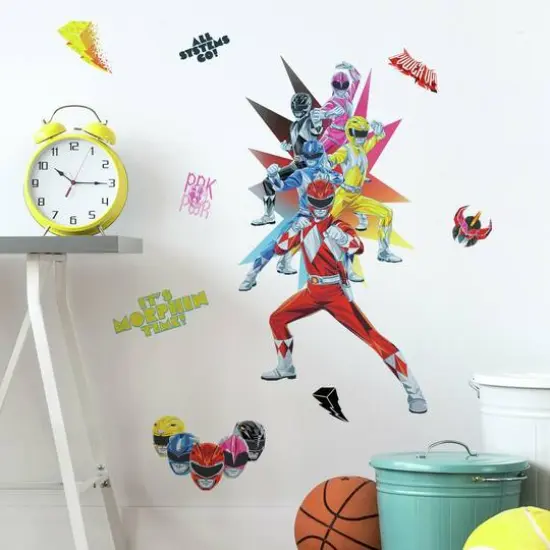 RoomMates Power Rangers Peel & Stick Giant Wall Decals {4}
