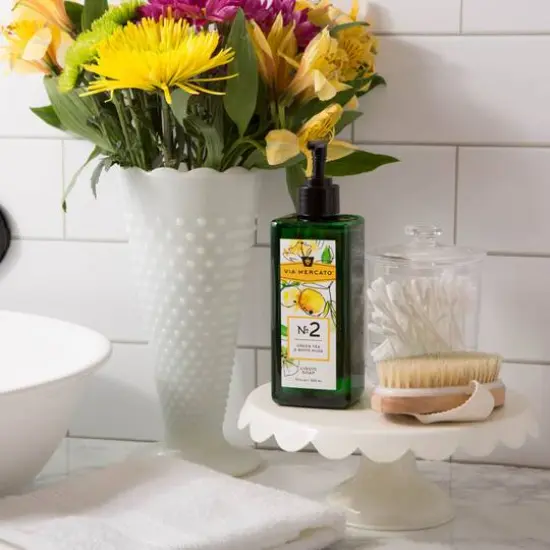 European Soaps Liquid Hand Soap, 12oz. No2 Green Tea & White Musk {7}