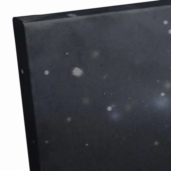 Lit Tree Winter Landscape Canvas Wall Art {4}