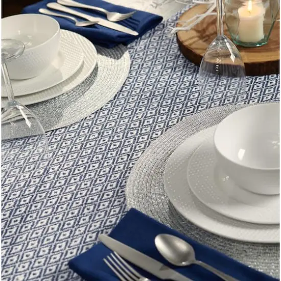 DII&reg; 108" Mini Diamond Table Runner French Blue {6}