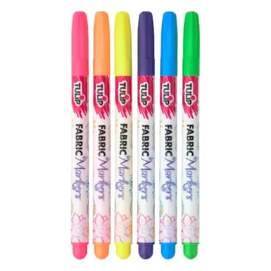 Tulip&reg; Fabric Markers&reg; Fine Writers, Neon {4}