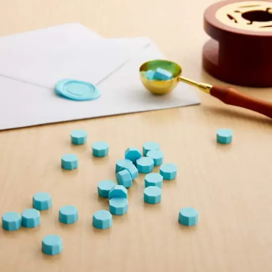 Sealing Wax Beads by Recollections&trade; Blue {3}