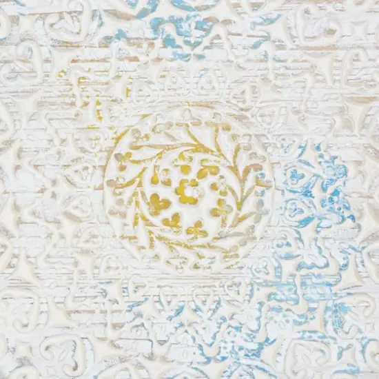 47" White Wood Farmhouse Wall D&eacute;cor {5}