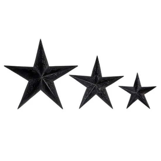 Brown Star Metal Farmhouse Outdoor Wall D&eacute;cor Set, 3ct. {6}
