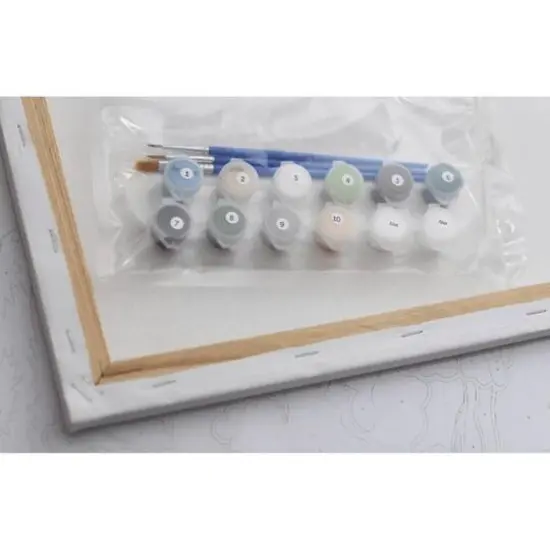 Crafting Spark White Swans Painting by Numbers Kit {8}