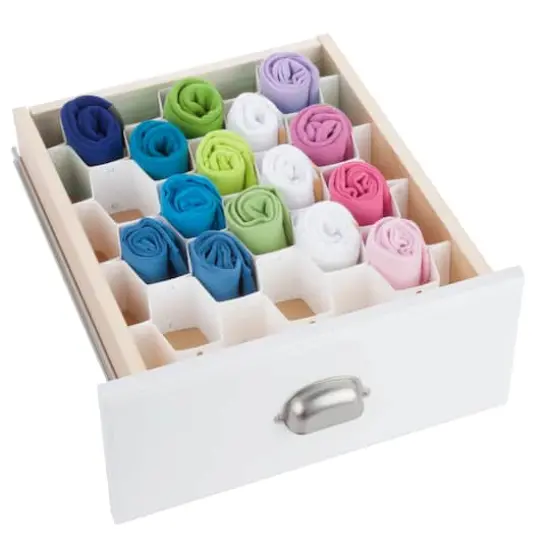 Honey Can Do Modular Plastic Drawer Organizer for Clothes {1}