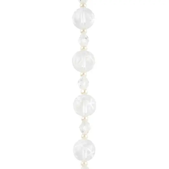 Snowflake Lampwork Glass Round Bead Mix by Bead Landing&trade; {1}