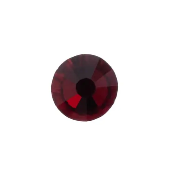 John Bead Crystal Lane SS30 Glass Round Flatback Rhinestones, 72ct. Siam {3}