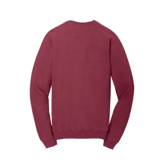 Port & Company&reg; Beach Wash&reg; Garment-Dyed Sweatshirt Merlot {5}