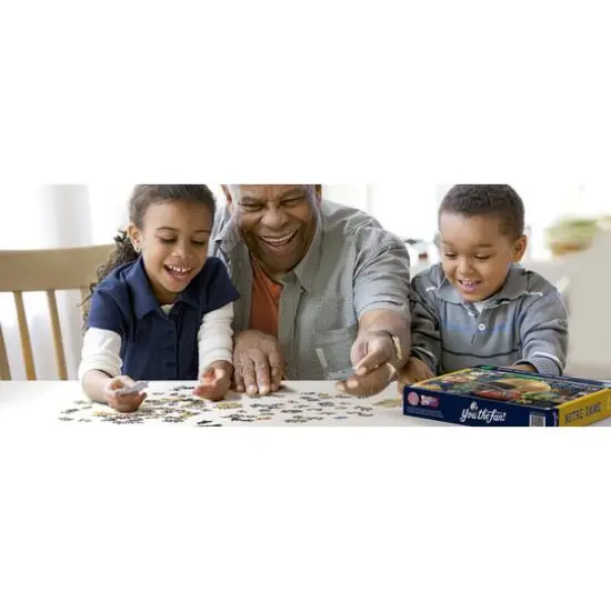 College Team Retro Series 500 Piece Puzzle Notre Dame Fighting Irish {4}