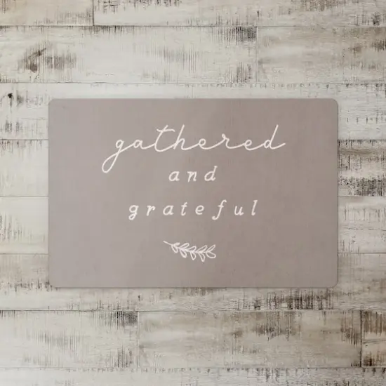 Gathered And Grateful 18" x 27" Floor Mat {3}