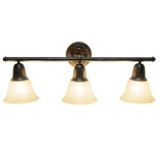 Lalia Home Essentix Oil Rubbed Bronze 3 Light Alabaster Vanity {4}