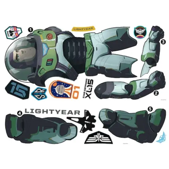 RoomMates Disney Pixar Lightyear Peel & Stick Giant Wall Decals {5}