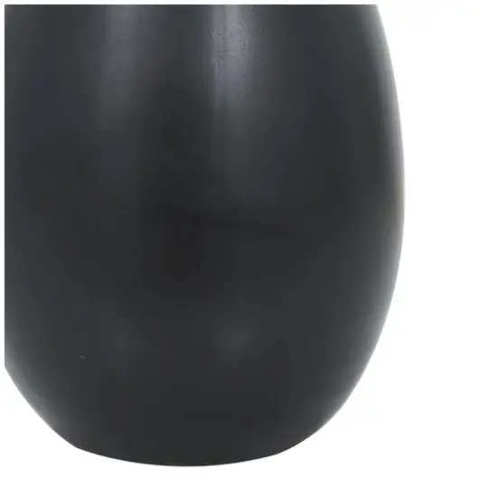 27.5" Ceramic Minimalistic Floor Vase Black {5}